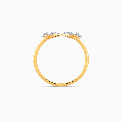 Gold Bow tie Diamond Ring