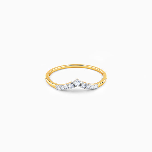 Gold Serac Vanki Diamond Ring