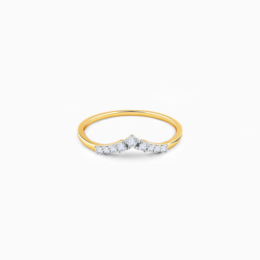 Gold Serac Vanki Diamond Ring