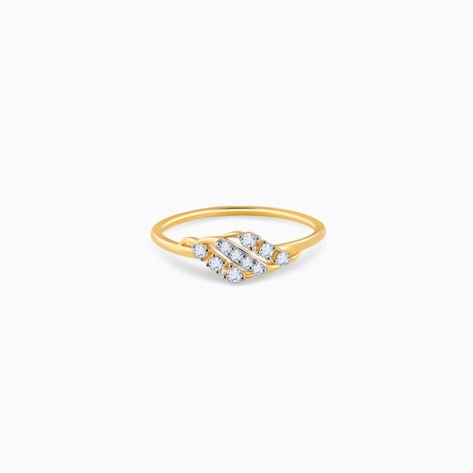 Gold Classy Diamond Ring