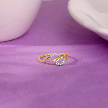 Gold Cove Diamond Ring