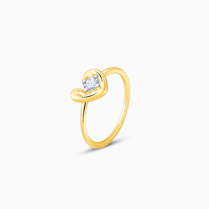 Gold Symphony Of Love Diamond Ring