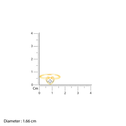 Gold Symphony Of Love Diamond Ring