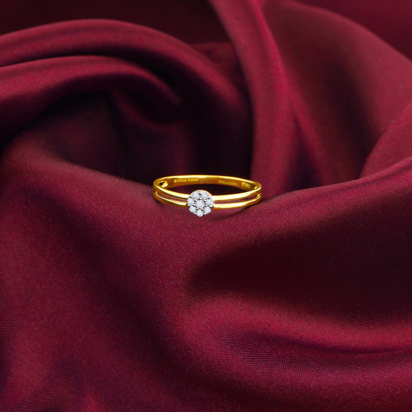 Gold Sparkling Grace Diamond Ring
