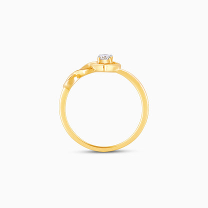 Gold Infinity Love Diamond Ring