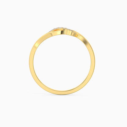 Gold Graceful Allure Diamond Ring