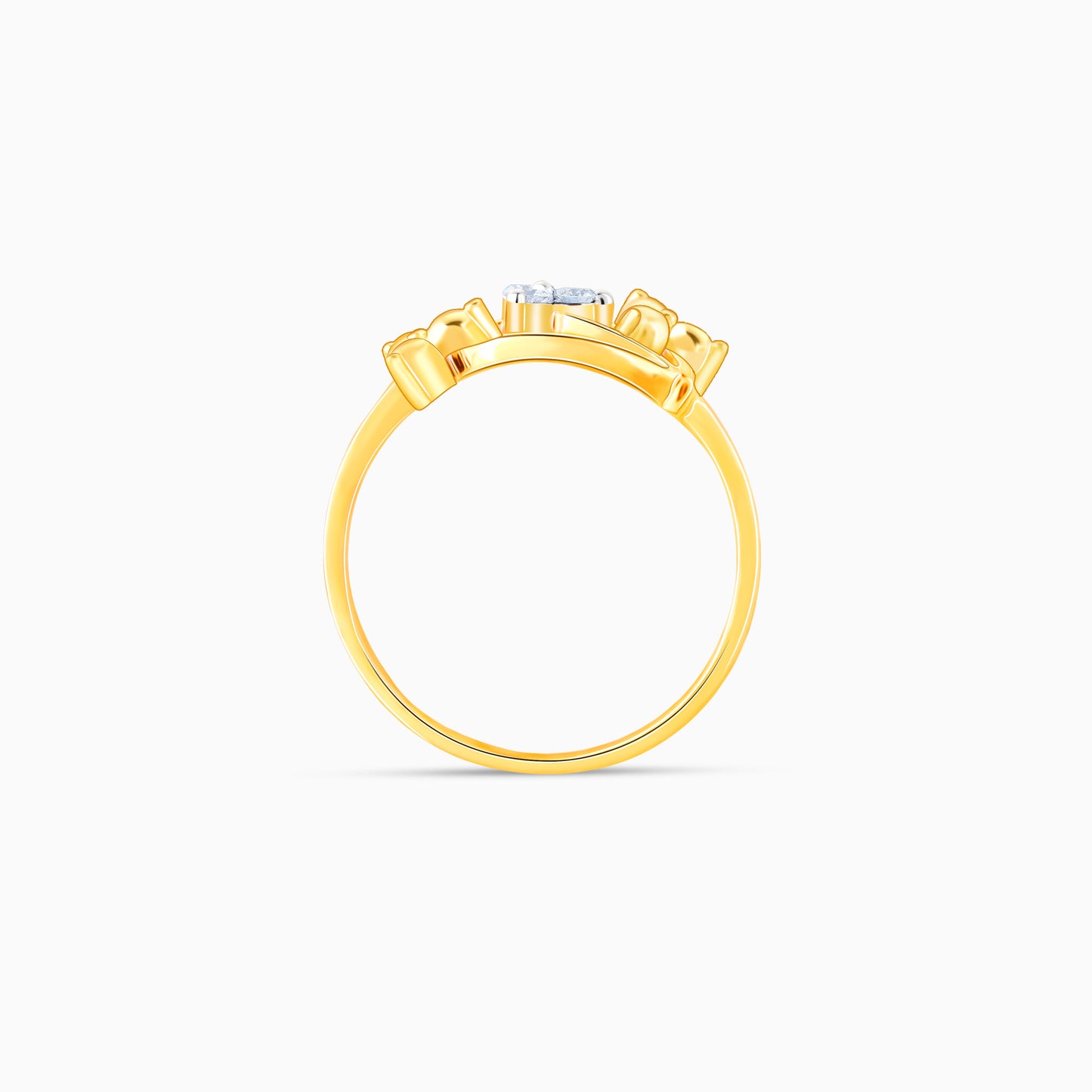 Gold Serenity Diamond Ring