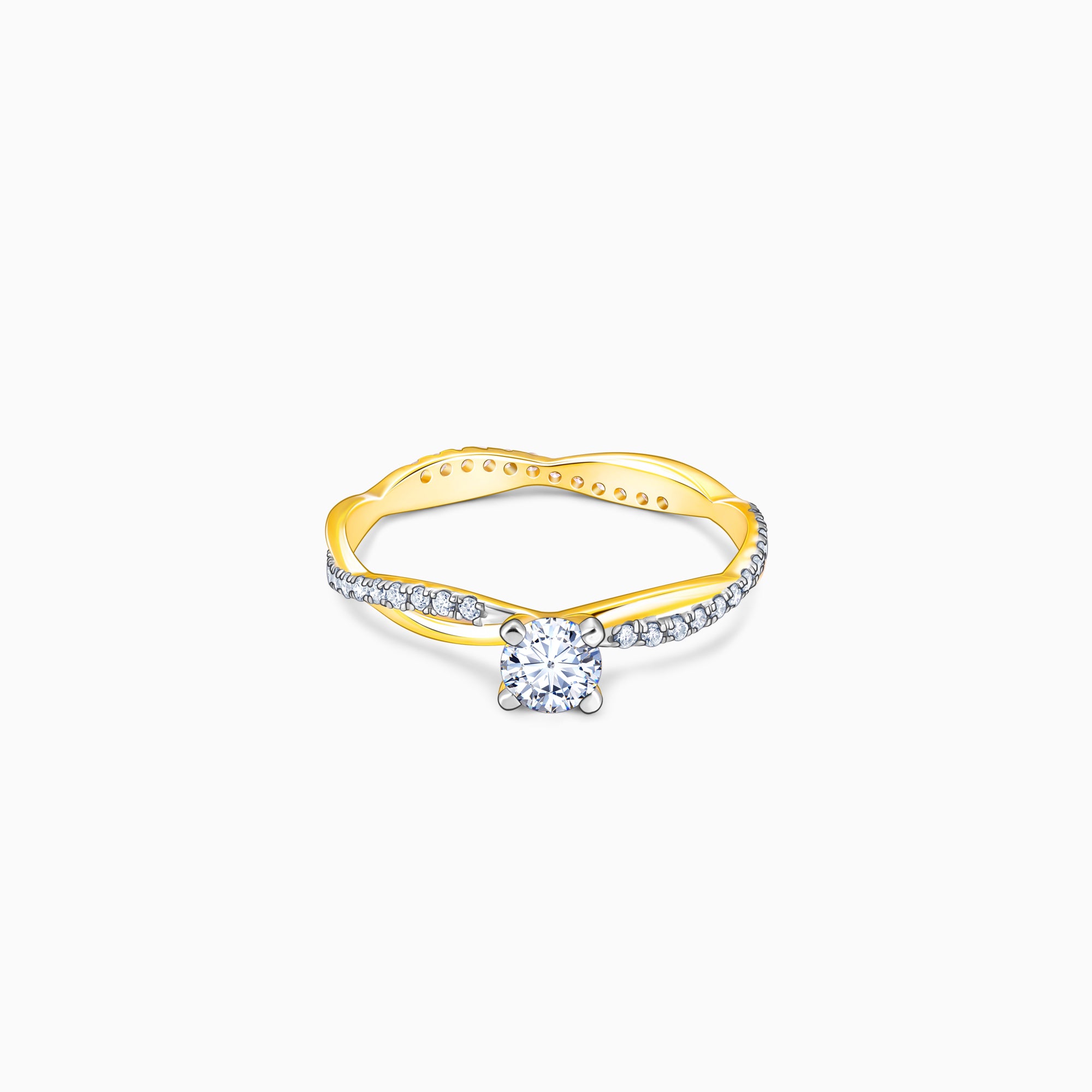 Gold Bold Beauty Diamond Ring - Image 1