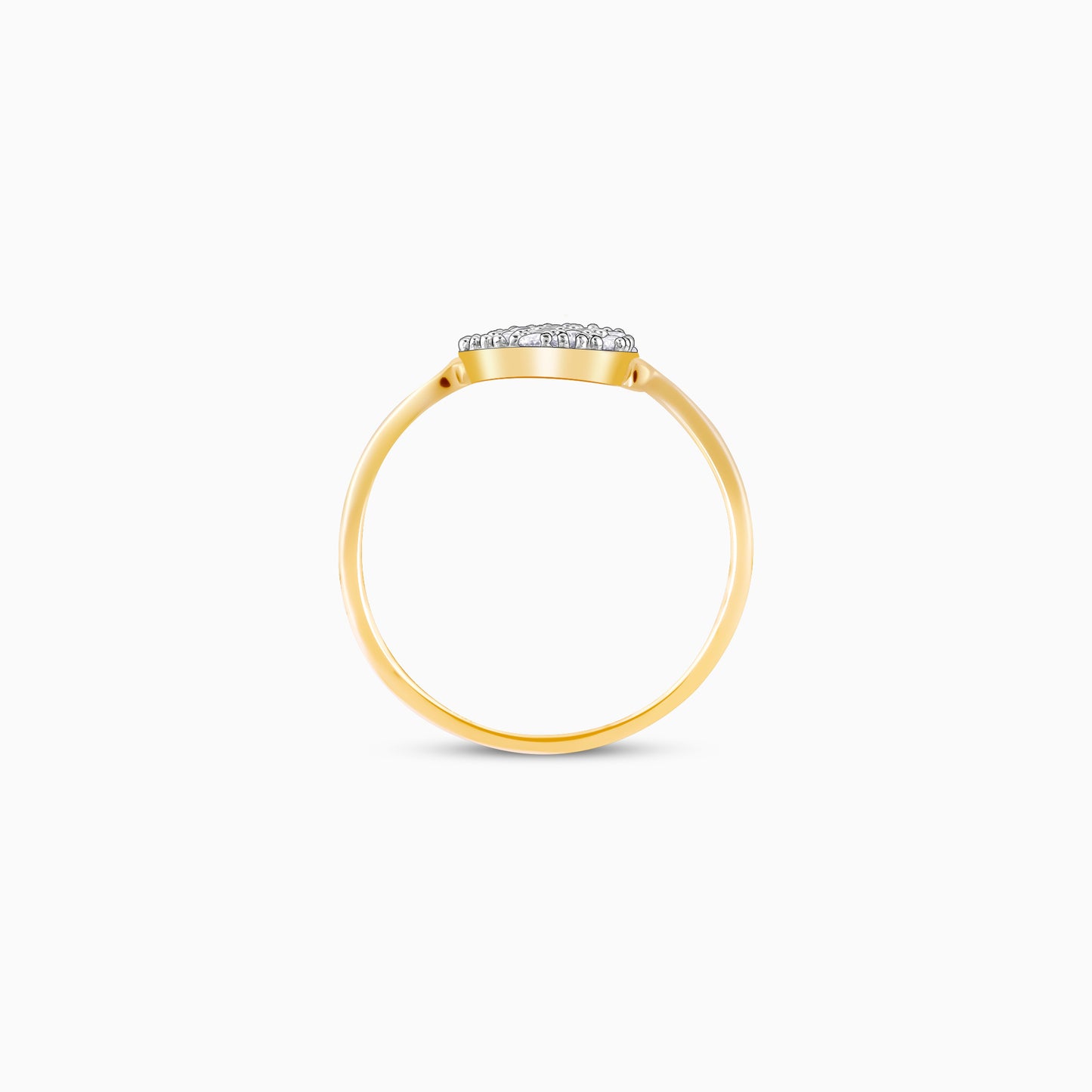 Gold Cluster Diamond Ring