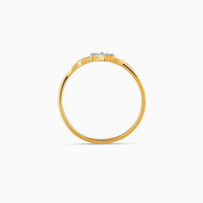 Gold Blooming Jasmine Diamond Ring
