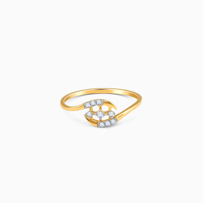Gold Magnificent Sparkle Lab Grown Diamond Ring