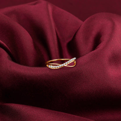 Gold Sunlight Diamond Ring