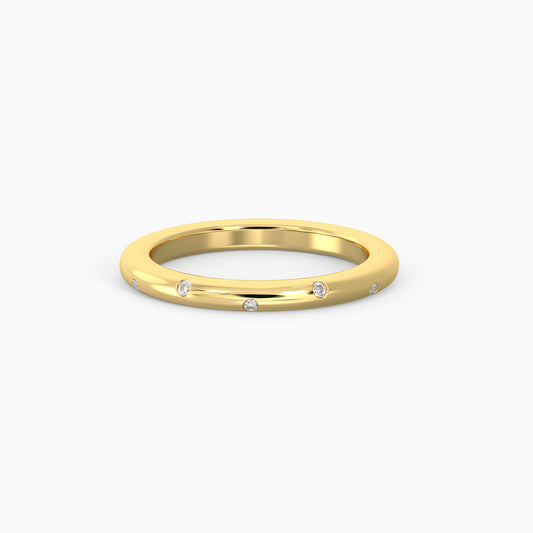 Gold Simple Elegance Diamond Ring