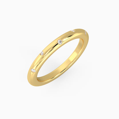 Gold Simple Elegance Diamond Ring