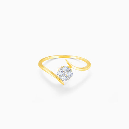 Gold Splendid Embrace Diamond Ring