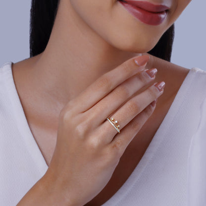 Gold Crowning Glory Diamond Ring