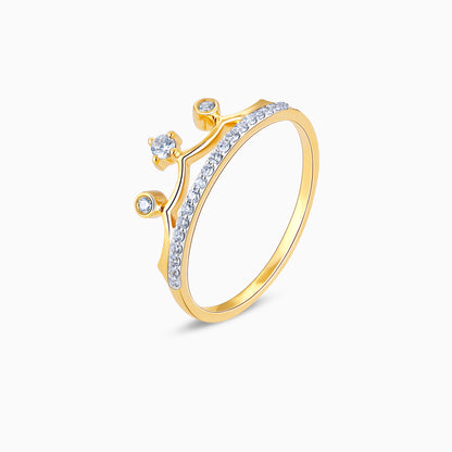 Gold Crowning Glory Diamond Ring