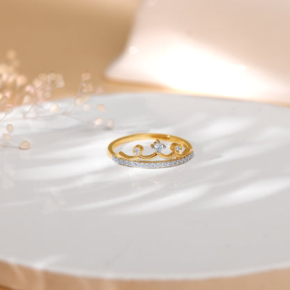 Gold Crowning Glory Diamond Ring