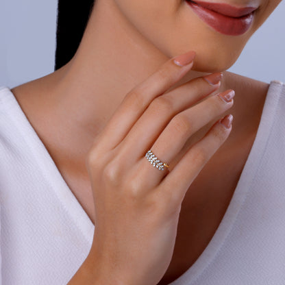 Gold Infinite Moments Diamond Ring