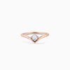 Rose Gold Evaris Solitaire Lab Grown Diamond Ring