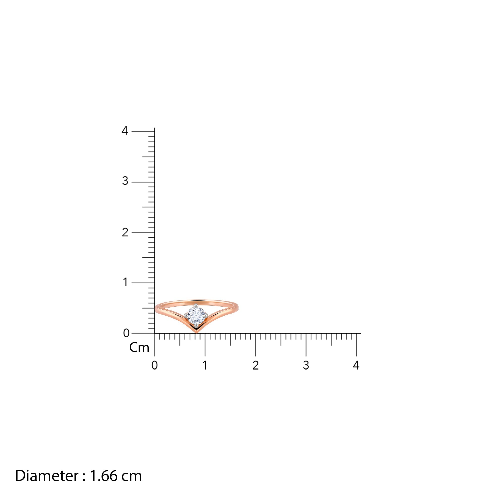 Rose Gold Opal Solitaire Diamond Ring - view 6
