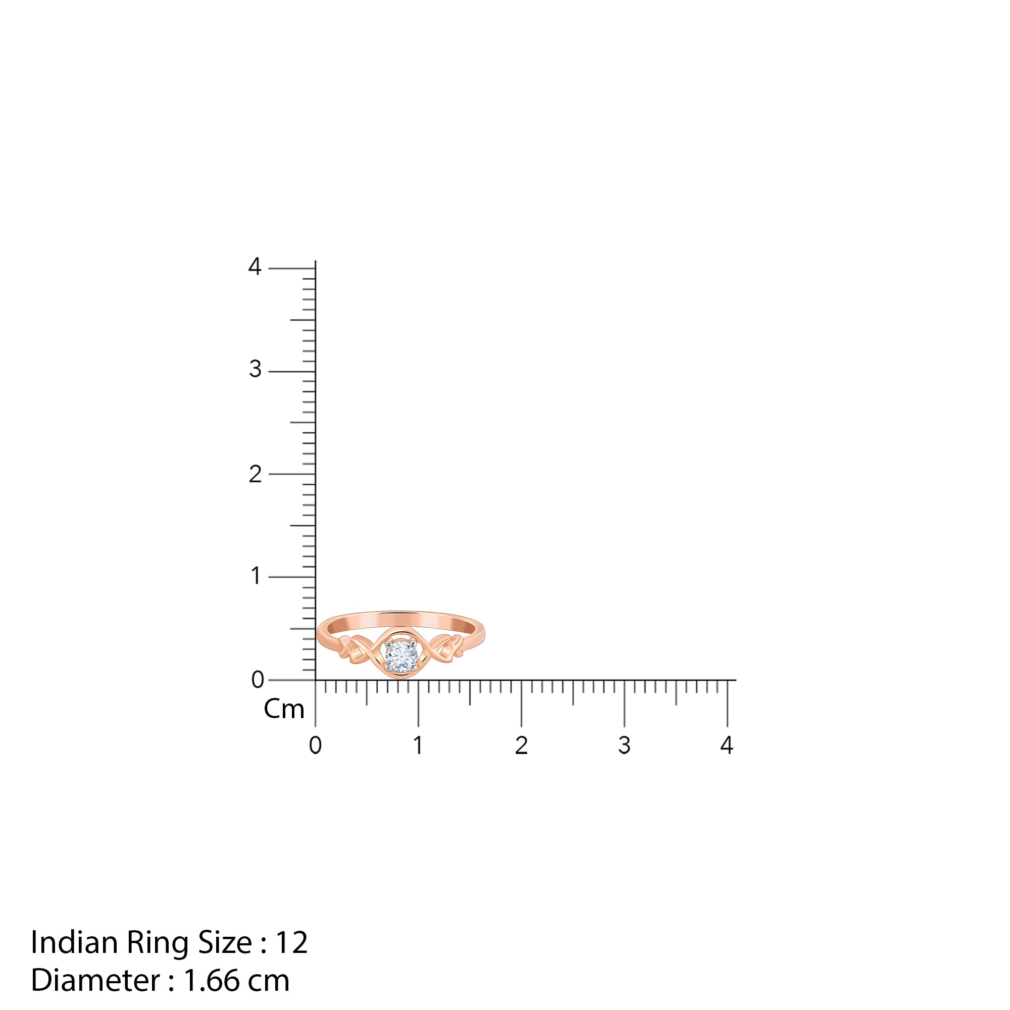 Rose Gold Jubilant Solitaire Lab Grown Diamond Ring - view 6