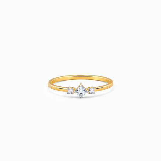 Gold Stunning Beauty Lab Grown Diamond Ring