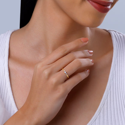 Gold Stunning Beauty Lab Grown Diamond Ring