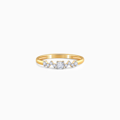 Gold Velvet Light Lab Grown Diamond Ring