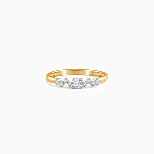 Gold Velvet Light Lab Grown Diamond Ring