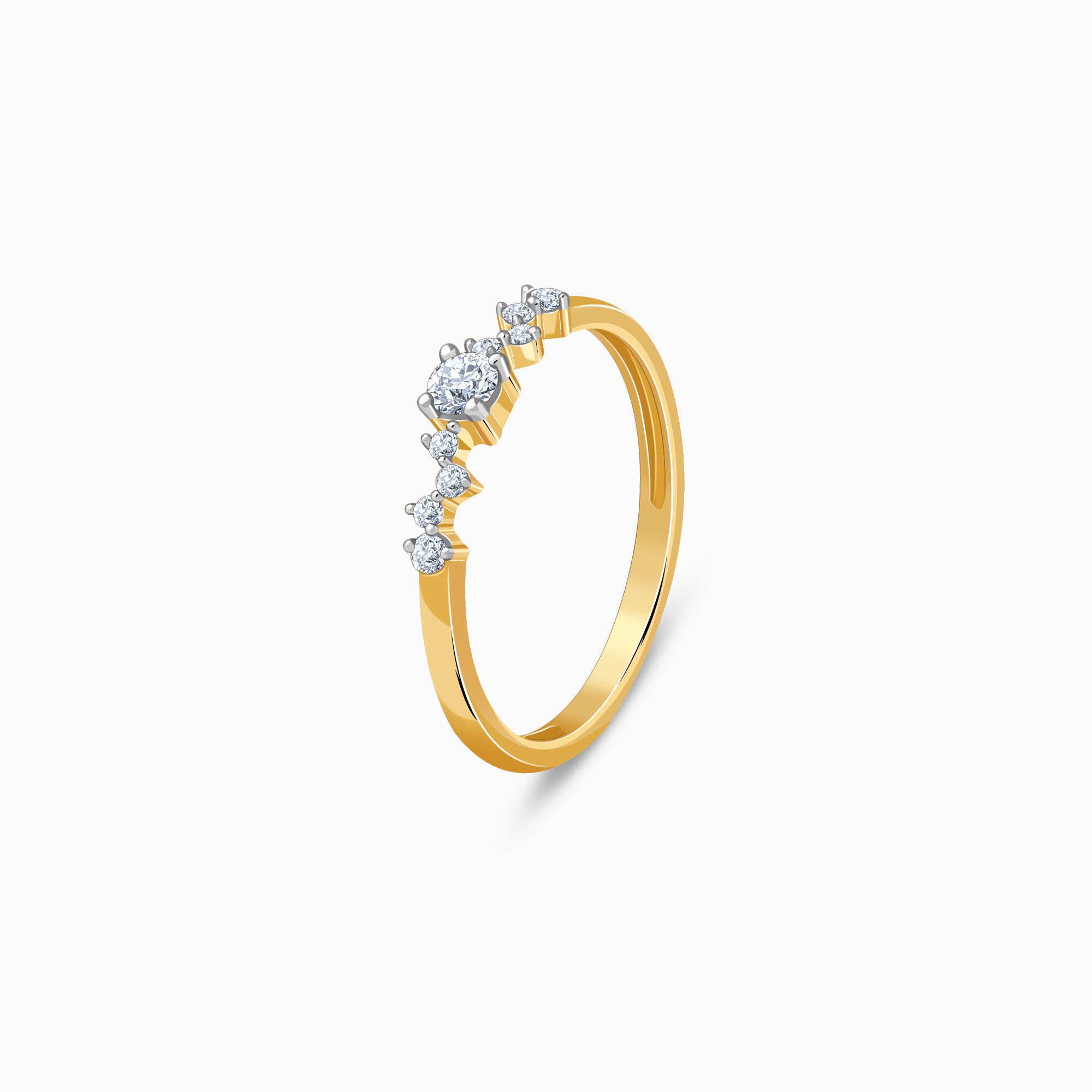 Gold Velvet Light Lab Grown Diamond Ring - view 4