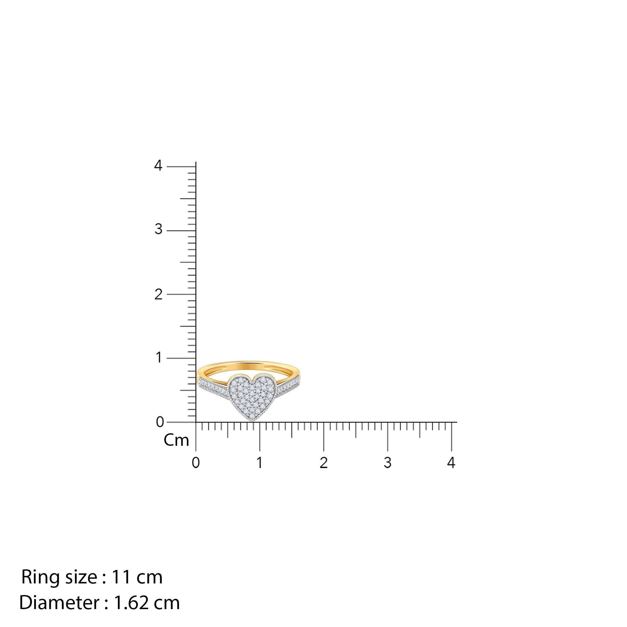 Gold Lovelis Diamond Ring - view 4