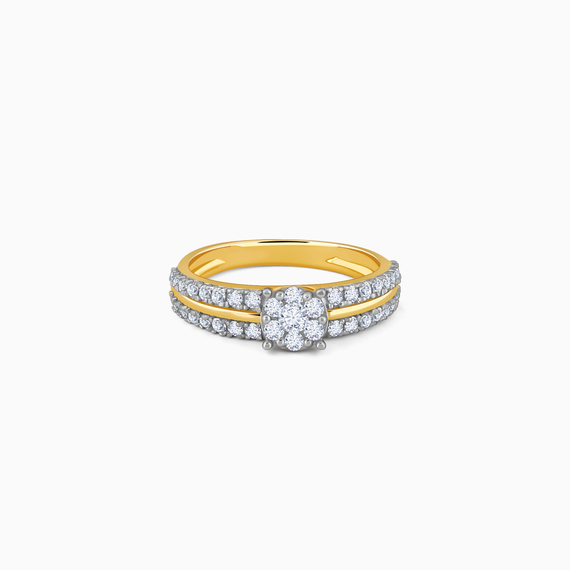 Gold Dual Dreams Diamond Ring - Image 1
