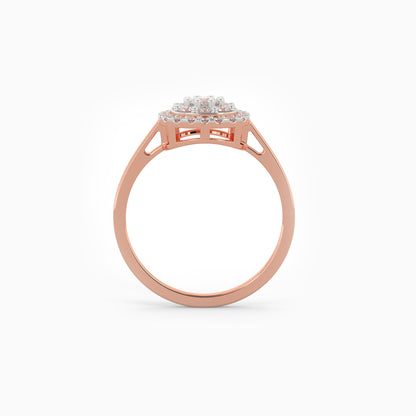 Rose Gold Pristine Solitaire Diamond Ring