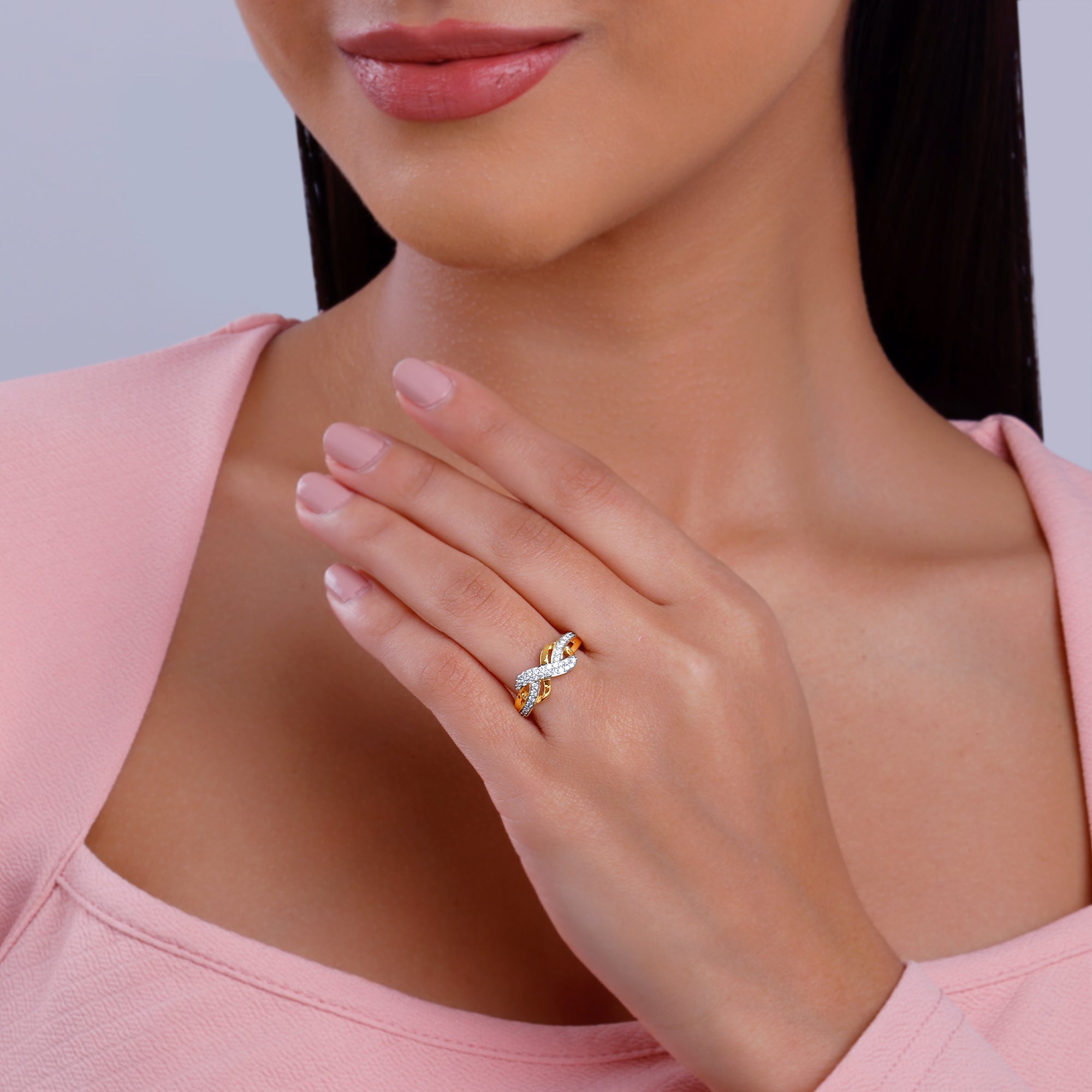 Gold Everlasting Lab Grown Diamond Ring - view 3