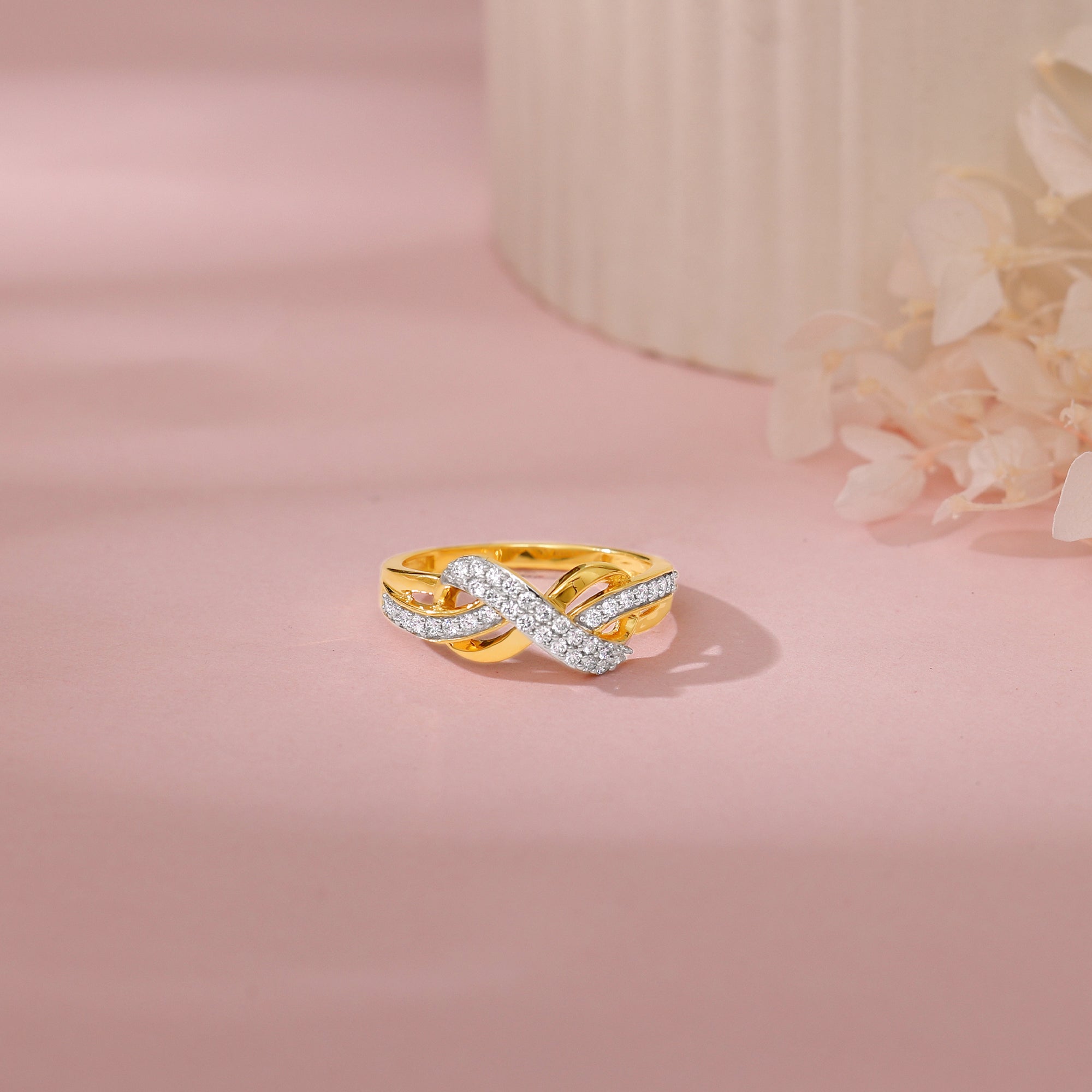 Gold Everlasting Lab Grown Diamond Ring - view 2