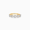 Gold Queen of Hearts Diamond Ring