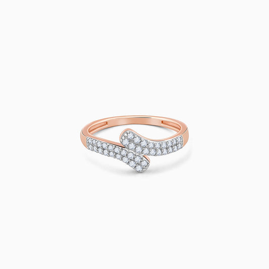 Rose Gold Heavenly Spark Diamond Ring
