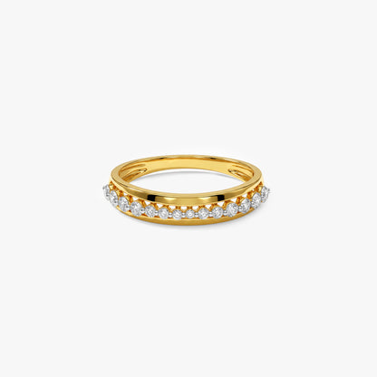 Gold Ligne Eternelle Lab Grown Diamond Ring (Size 12)