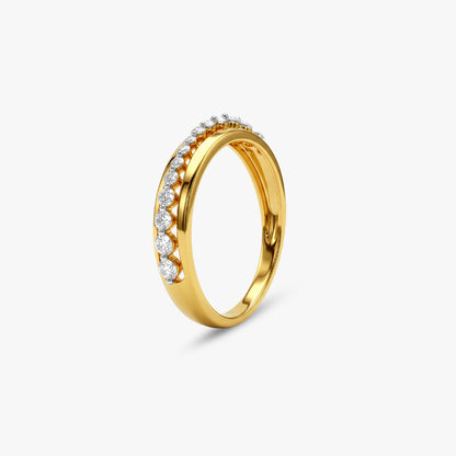 Gold Ligne Eternelle Lab Grown Diamond Ring (Size 12)