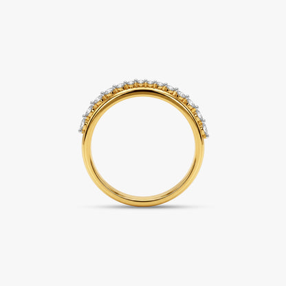 Gold Ligne Eternelle Lab Grown Diamond Ring (Size 12)