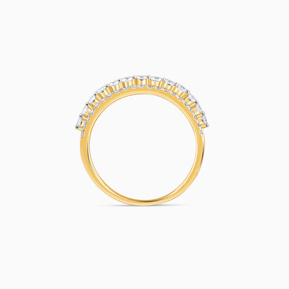 Gold Radiant Unity Diamond Ring