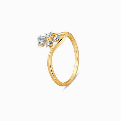 Gold Bling Fling Diamond Ring