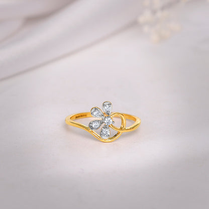 Gold Bling Fling Diamond Ring
