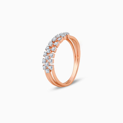 Rose Gold Ivory Radiance Diamond Ring