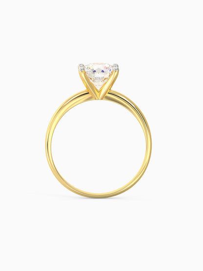 Anushka Sharma Gold Mystic Aura Solitaire Diamond Ring