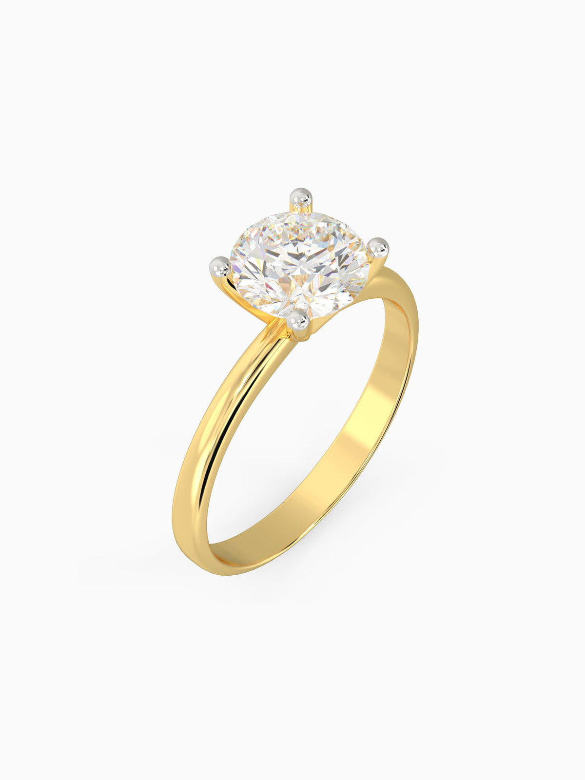 Anushka Sharma Gold Mystic Aura Solitaire Diamond Ring