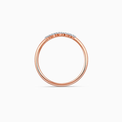 Rose Gold Bunch of Grace Diamond Ring