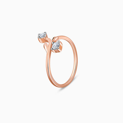 Rose Gold Anthos Diamond Ring