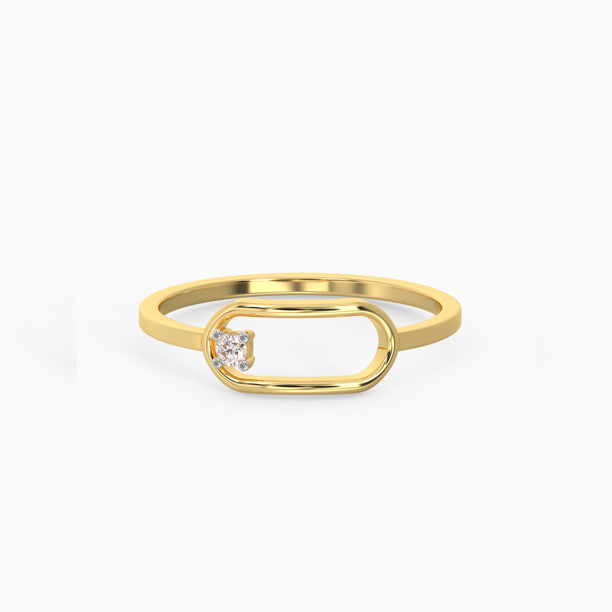 Gold Gleaming Grace Diamond Ring - Image 1